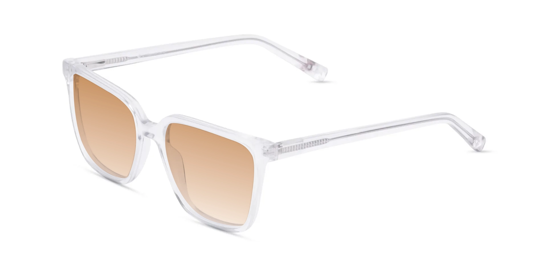 Clear Square Gradient Tint Sunglasses Clear Square Gradient Tint Sunglasses