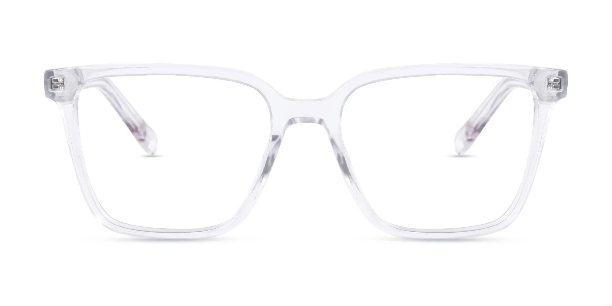 Transparent Square Frame Glasses-1 Transparent Square Frame Glasses-1