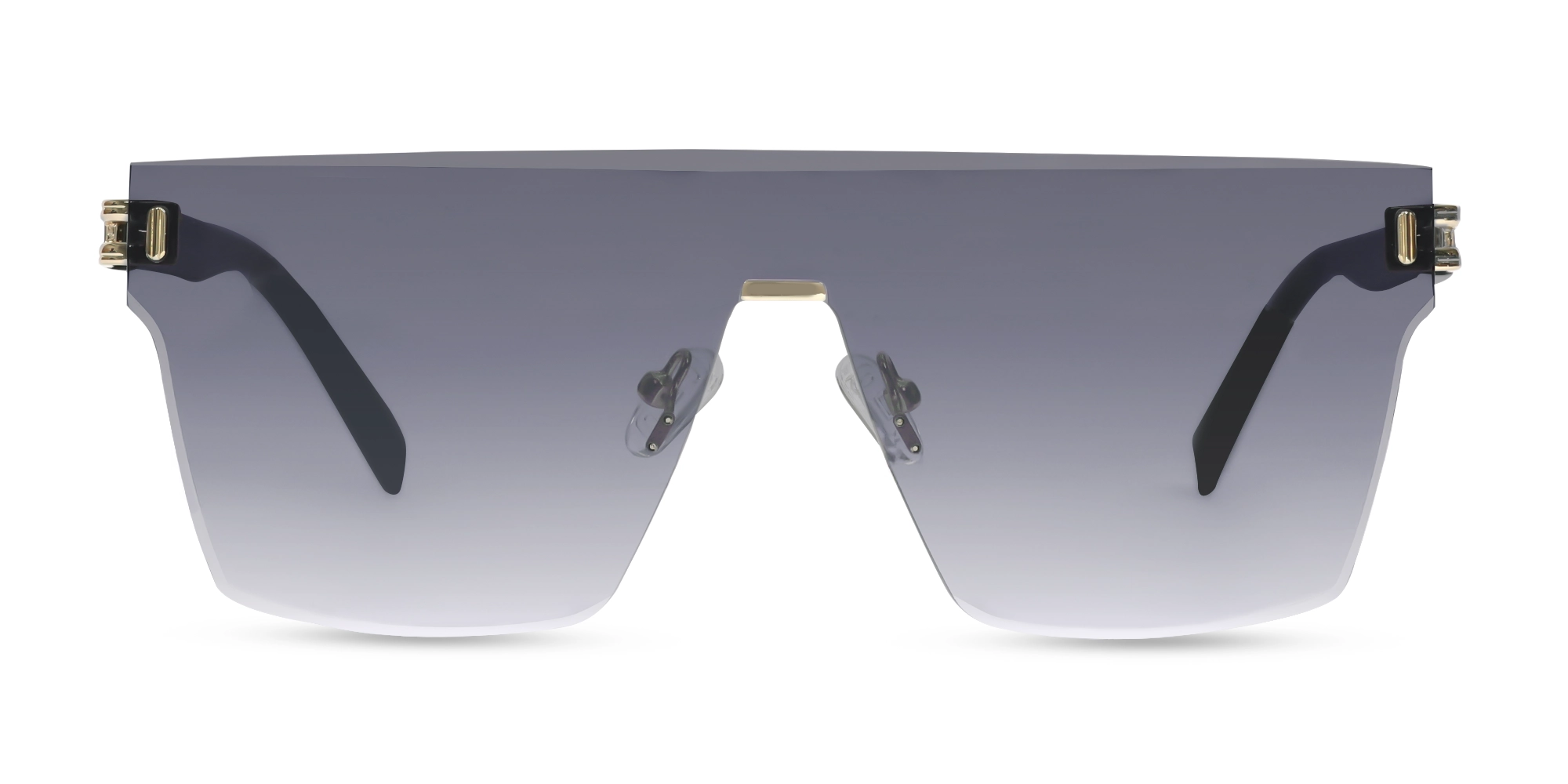 Square Grey Gradient Tint Sunglasses-1 Square Grey Gradient Tint Sunglasses-1