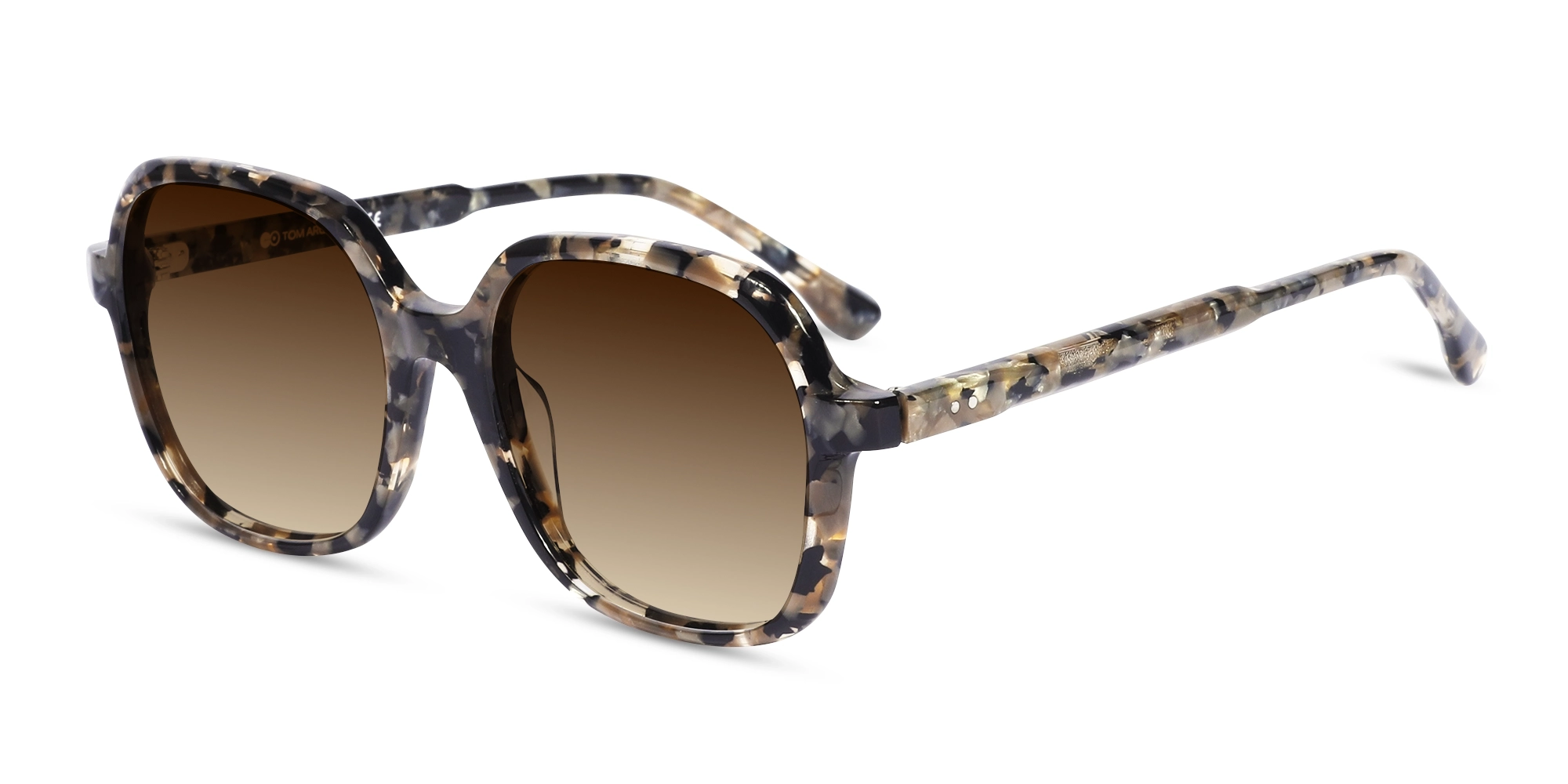 Brown Gradient Tinted Square Sunglasses Brown Gradient Tinted Square Sunglasses