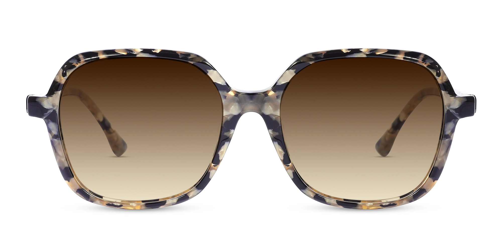 Brown Gradient Tinted Square Sunglasses Brown Gradient Tinted Square Sunglasses