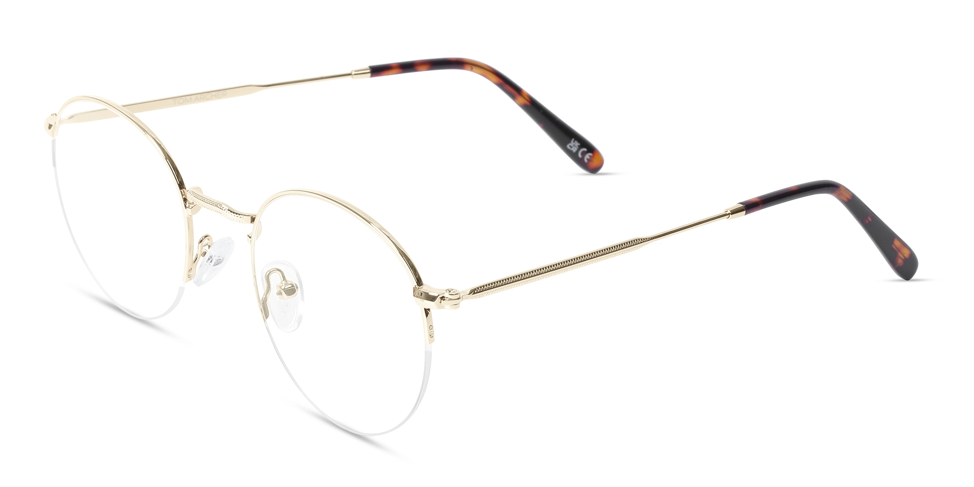 Gold & Tortoise Round Metal Glasses-3 Gold & Tortoise Round Metal Glasses-3